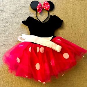 Minnie Mouse Halloween Kids Costume 3-4 years